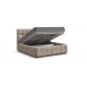 Босс Кровать+ПМ 160*200 Велюр Алькантара пепел