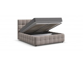 Босс Кровать+ПМ 160*200 Велюр Монолит латте