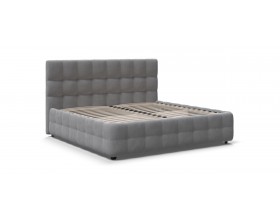 Босс Кровать+ПМ 180*200 Велюр Монолит сталь