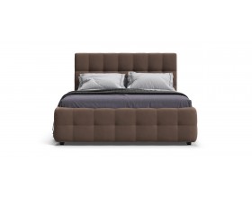 Босс Кровать+ПМ 160*200 Велюр Монолит мокко