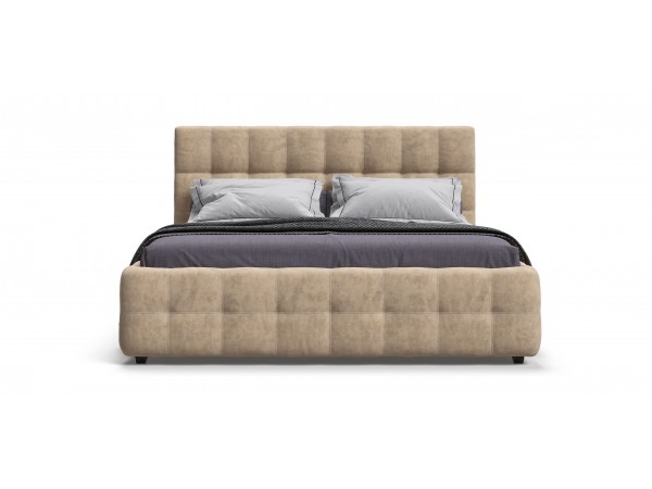 Босс Кровать+ПМ 180*200 Велюр Роял шампань