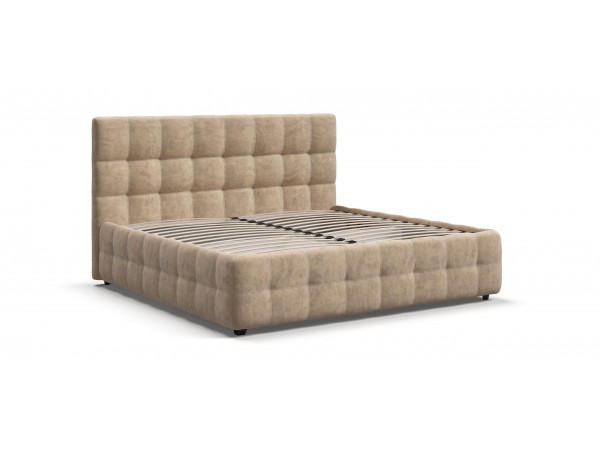 Босс Кровать+ПМ 180*200 Велюр Роял шампань