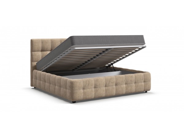 Босс Кровать+ПМ 180*200 Велюр Роял шампань