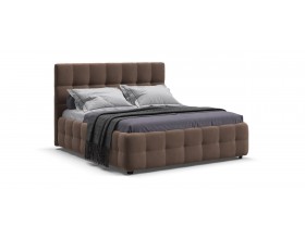 Босс Кровать+ПМ 160*200 Велюр Монолит мокко