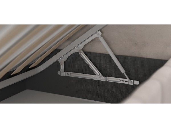 Босс Мини Кровать+ПМ 90*200 Велюр Монолит латте