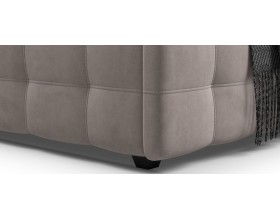 Босс Мини Кровать+ПМ 90*200 Велюр Монолит латте