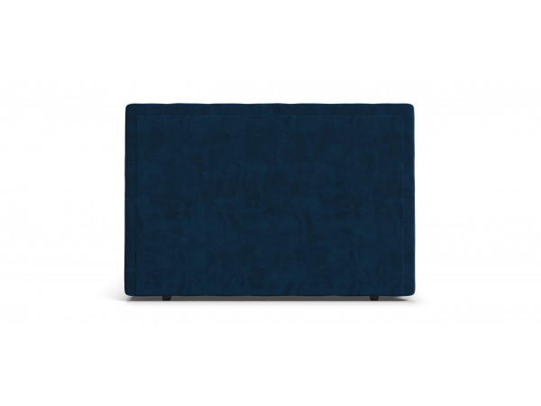 Босс Кровать+ПМ 160*200 Велюр Монолит синий