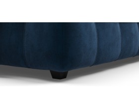 Босс Кровать+ПМ 160*200 Велюр Монолит синий