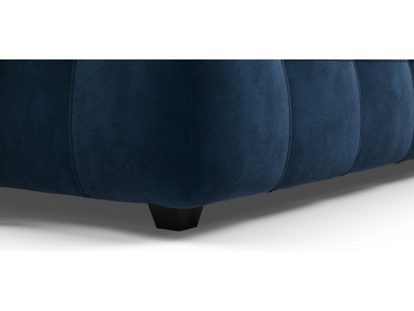 Босс Кровать+ПМ 160*200 Велюр Монолит синий