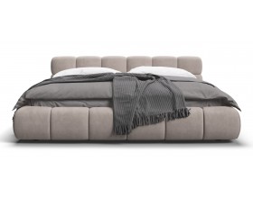 Босс Дрим Кровать+ПМ 180*200 Велюр Монолит латте