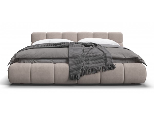 Босс Дрим Кровать+ПМ 180*200 Велюр Монолит латте