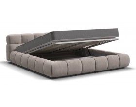 Босс Дрим Кровать+ПМ 180*200 Велюр Монолит латте