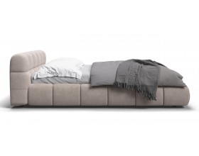 Босс Дрим Кровать+ПМ 180*200 Велюр Монолит латте