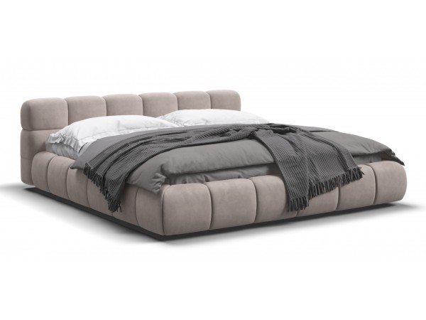 Босс Дрим Кровать+ПМ 180*200 Велюр Монолит латте