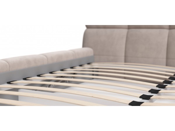 Босс Дрим Кровать+ПМ 180*200 Велюр Монолит латте