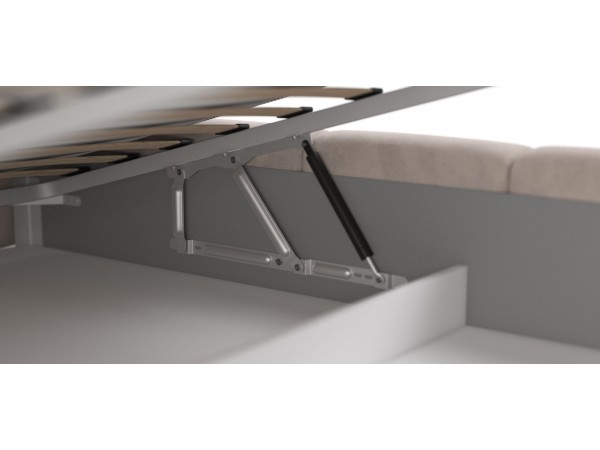 Босс Дрим Кровать+ПМ 180*200 Велюр Монолит латте