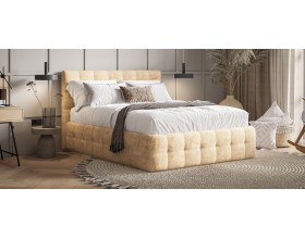 Босс Кровать+ПМ 160*200 Велюр Роял шампань