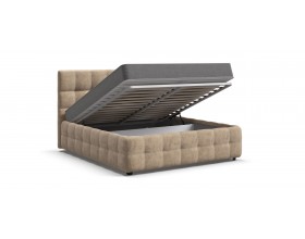 Босс Кровать+ПМ 160*200 Велюр Роял шампань