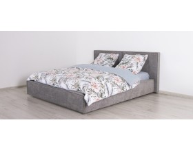 Норд Кровать+ПМ 160*200 Шенилл Смарт серый