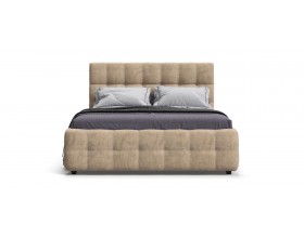 Босс Кровать+ПМ 160*200 Велюр Роял шампань