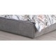 Норд Кровать+ПМ 160*200 Шенилл Смарт серый