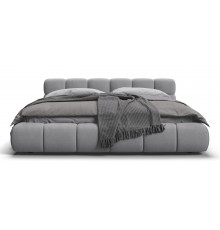 Босс Дрим Кровать+ПМ 180*200 Велюр Монолит сталь