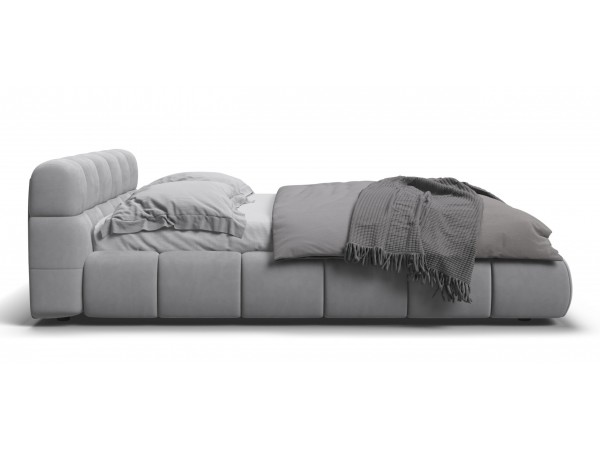 Босс Дрим Кровать+ПМ 180*200 Велюр Монолит сталь