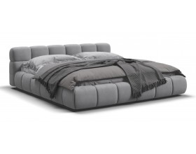 Босс Дрим Кровать+ПМ 180*200 Велюр Монолит сталь