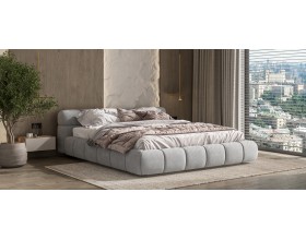 Босс Дрим Кровать+ПМ 180*200 Велюр Монолит сталь