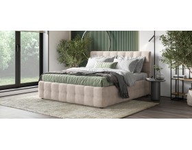 Босс Кровать+ПМ 180*200 Велюр Монолит латте