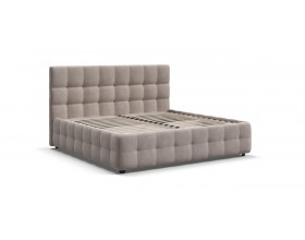 Босс Кровать+ПМ 180*200 Велюр Монолит латте