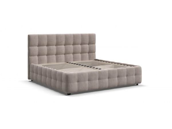 Босс Кровать+ПМ 180*200 Велюр Монолит латте