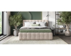 Босс Кровать+ПМ 180*200 Велюр Монолит латте