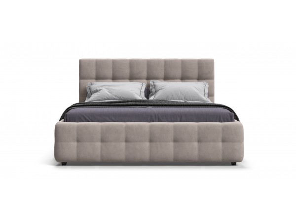 Босс Кровать+ПМ 180*200 Велюр Монолит латте