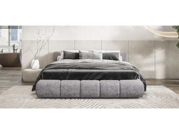 Босс Дрим Кровать+ПМ 180*200 Велюр Роял агат