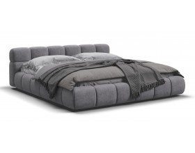 Босс Дрим Кровать+ПМ 180*200 Велюр Роял агат