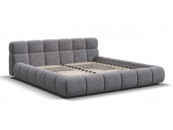 Босс Дрим Кровать+ПМ 180*200 Велюр Роял агат