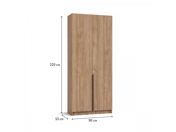 Рим 90 шкаф распашной 2Д+ящики Орех Селект