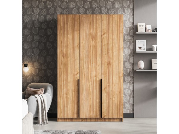 Рим 135 шкаф распашной 3Д+ящики Орех Селект