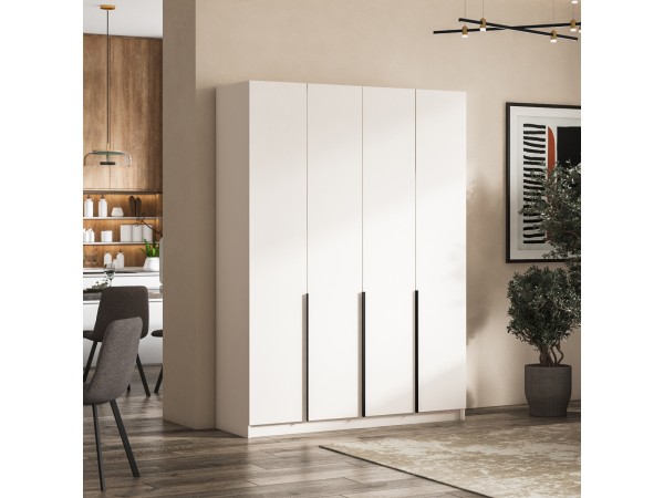 Рим 135 шкаф распашной 3Д+ящики Кашемир