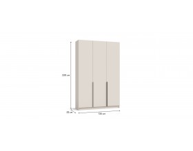 Рим 135 шкаф распашной 3Д 01 Кашемир