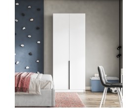 Рим 90 шкаф распашной 2Д+ящики 01 Белый