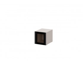 Антресоль со стеклом Берген АС-400 Кашемир