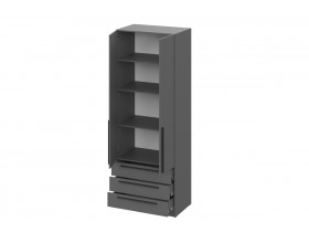 Шкаф Берген ШК3Я-800 Серый графит