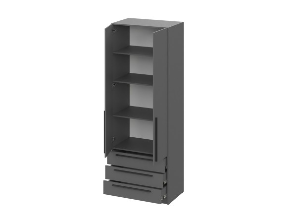 Шкаф Берген ШК3Я-800 Серый графит