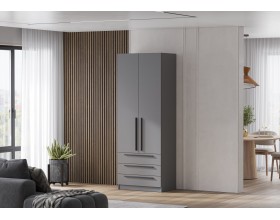 Шкаф Берген ШК3Я-800 Серый графит