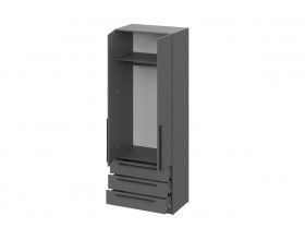 Шкаф Берген ШК3Я-800 Серый графит