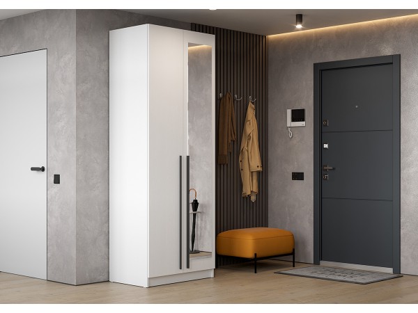 Шкаф Берген ШК-800.2 Белое дерево