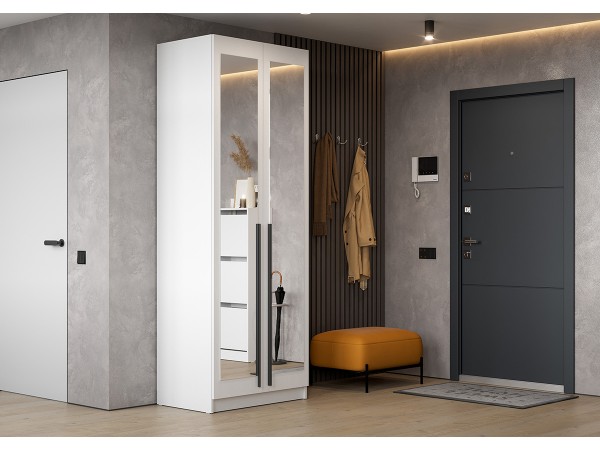 Шкаф Берген ШК-800.2 Белое дерево