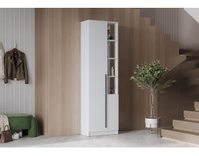 Шкаф Берген ШК_Л-650 (левый) Белое дерево